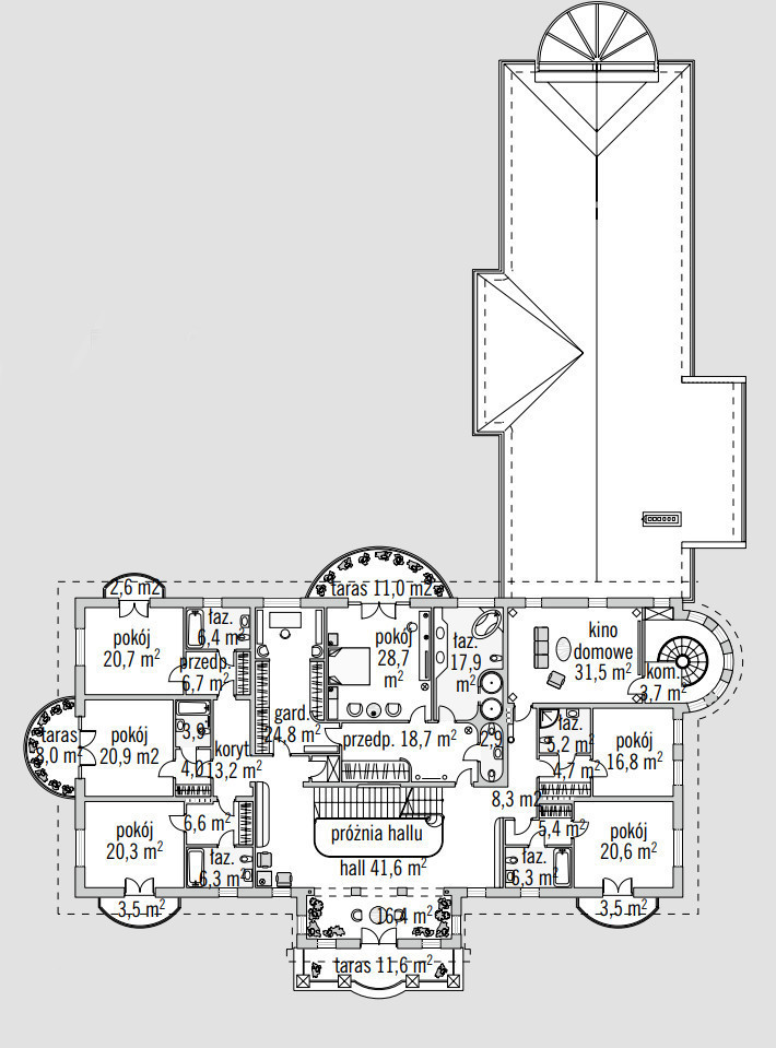 Diana II Plan budynku piętro
